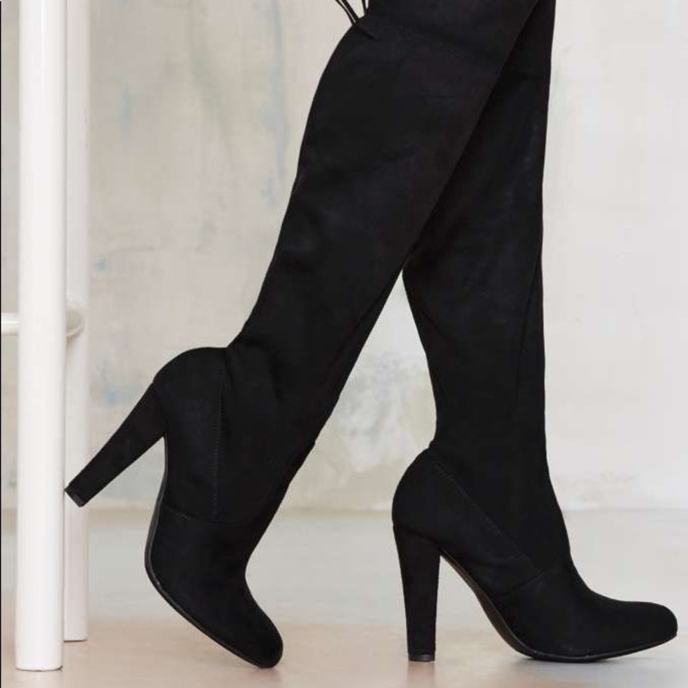 Steve Madden Suede Over the Knee Boots